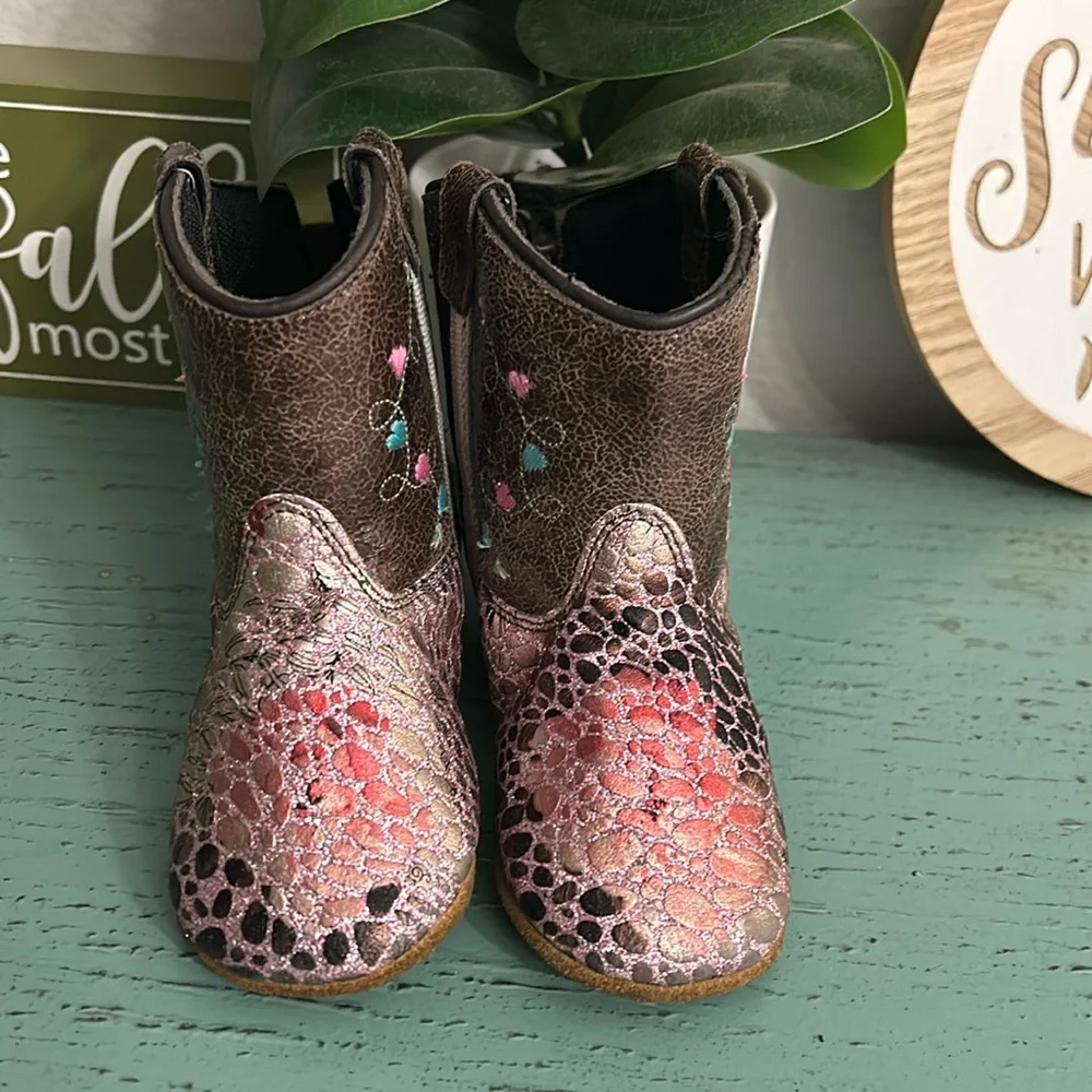 Baby Old West Boots SZ 4